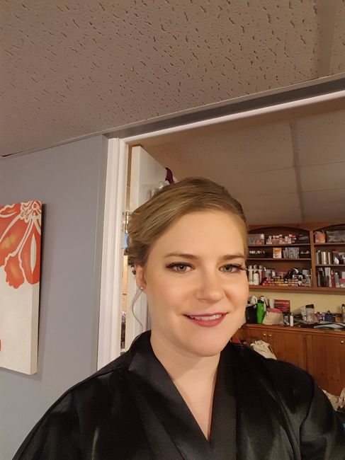 Hair trial separate from makeup trial - 1
