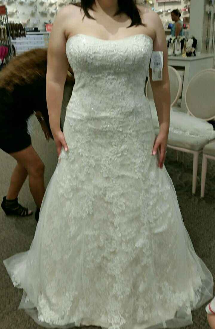 Let me see what you're wearing on your wedding day