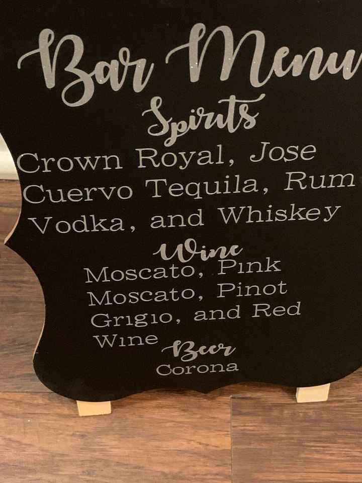 Bar Menu