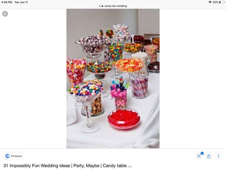 Candy buffet