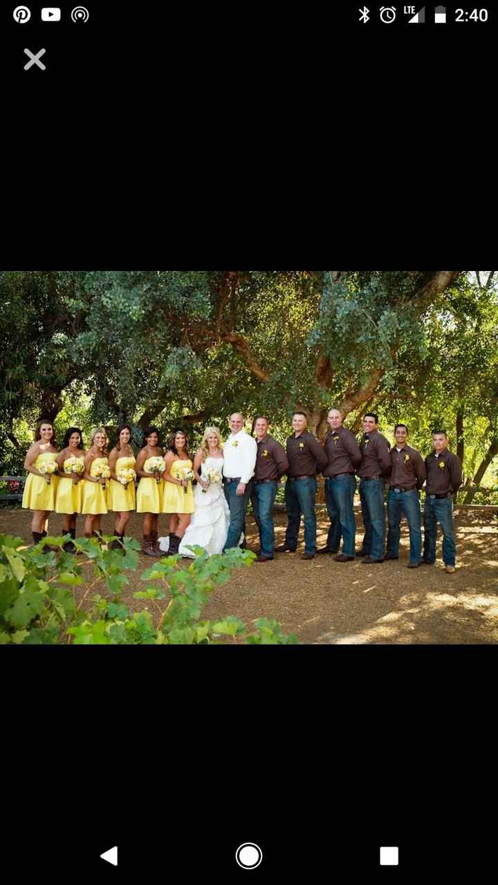 What are your men wearing???