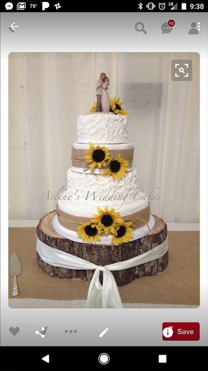  Show me your wedding cake/ wedding cake inspo! - 1