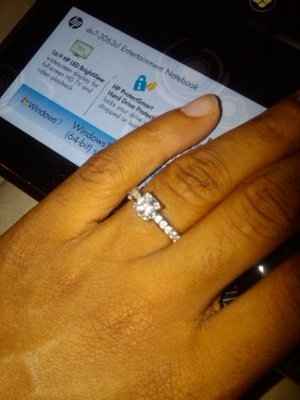 Might be rude to ask but how many CT's is your engagement ring? What is average?