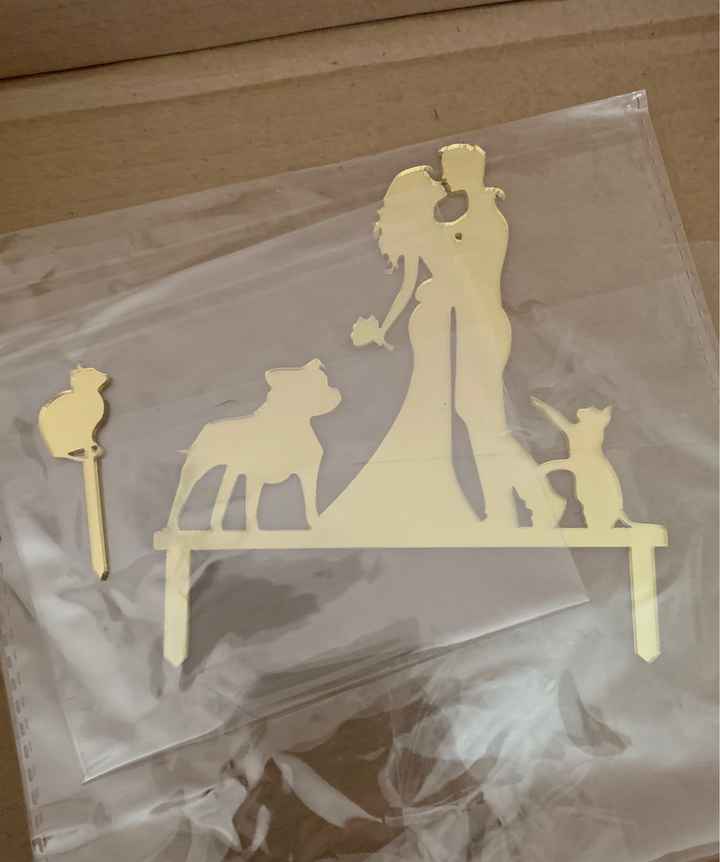 Just got our cake topper... - 1