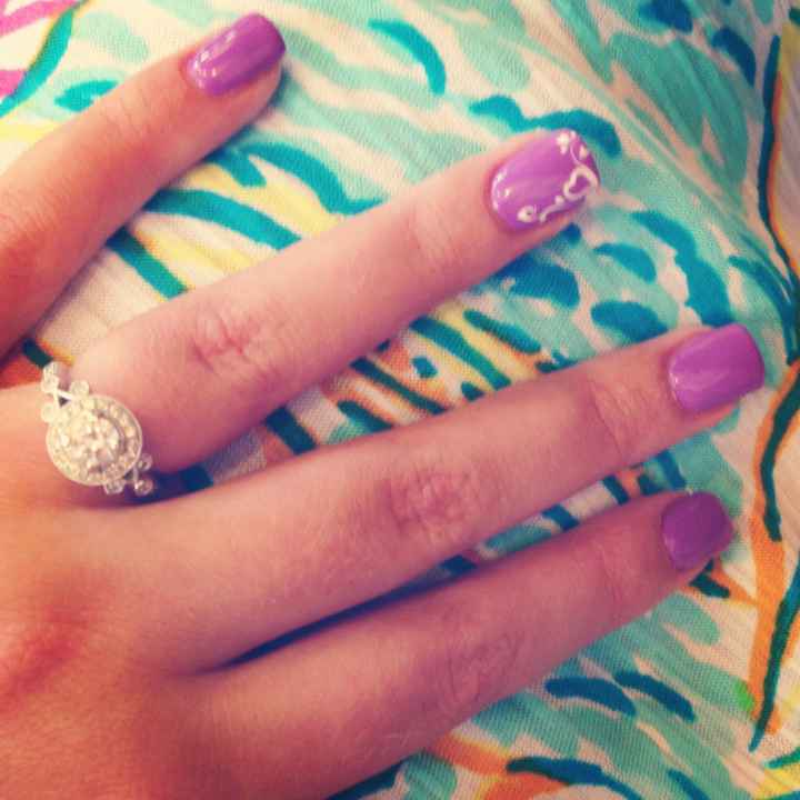 How many of you picked out your engagement ring??