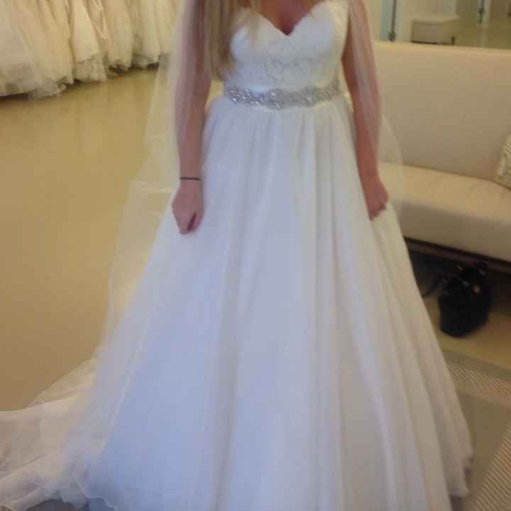 Picked up my dress today!
