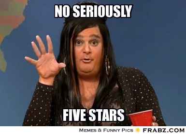 5 stars!!