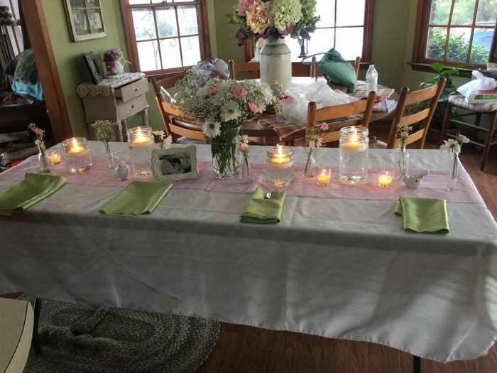 Practice table decor!!! **pictures** UPDATED