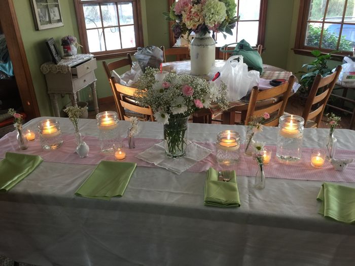 Practice table decor!!! **pictures** UPDATED