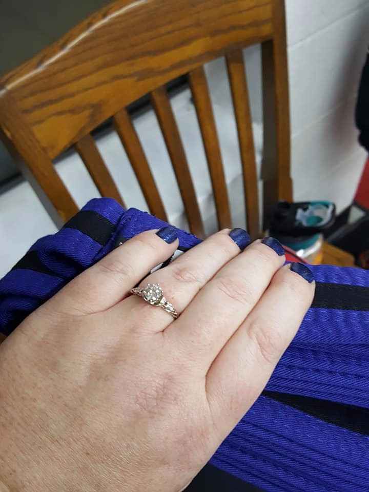 Less than 1 carat engagement ring top