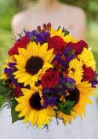 with red roses