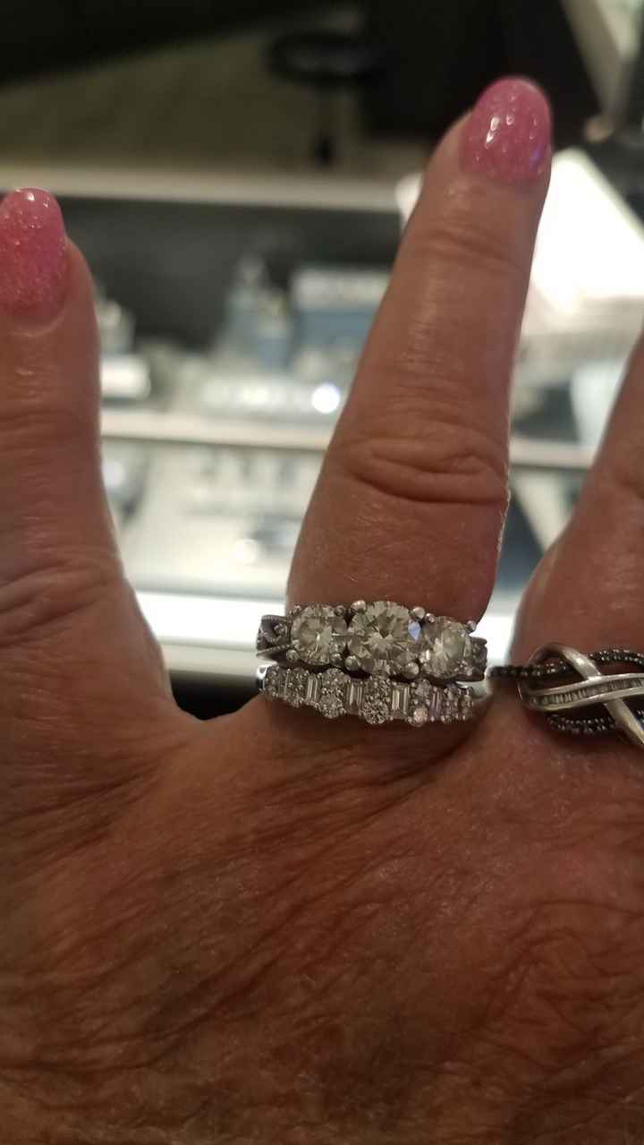 Wedding Ring: Engagement and Band - 1