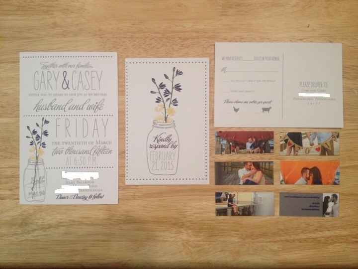 SHOW ME YOUR : Wedding Invitations / RSVP Cards!