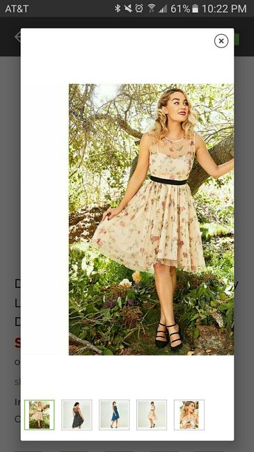 Patterns on Brides Maid Dresses