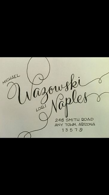 Hand Addressing Invites?