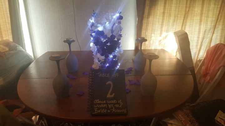 DIY centerpiece mock-up