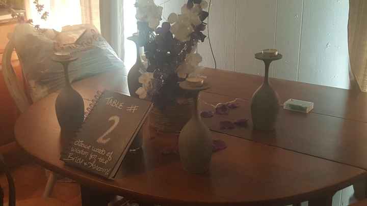 DIY centerpiece mock-up