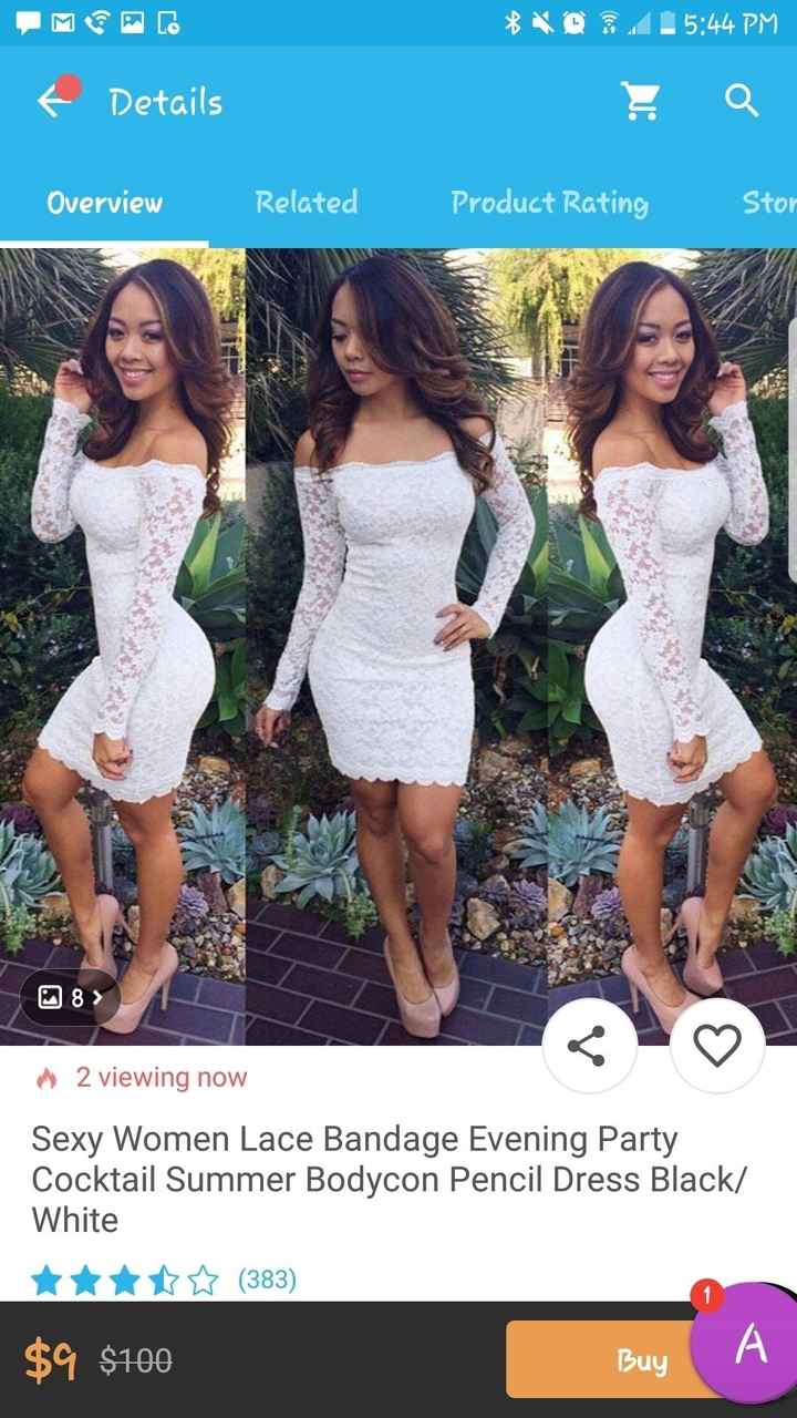 46 days out and so beyond excited! Need opinions though on this dress....