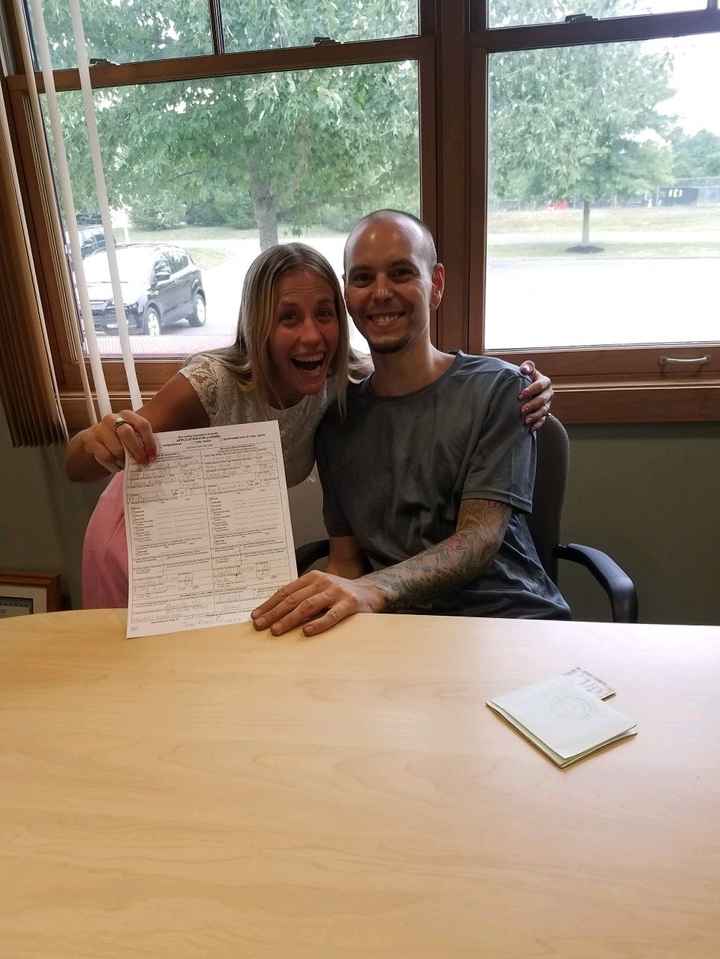 We just applied for our marriage license!!!