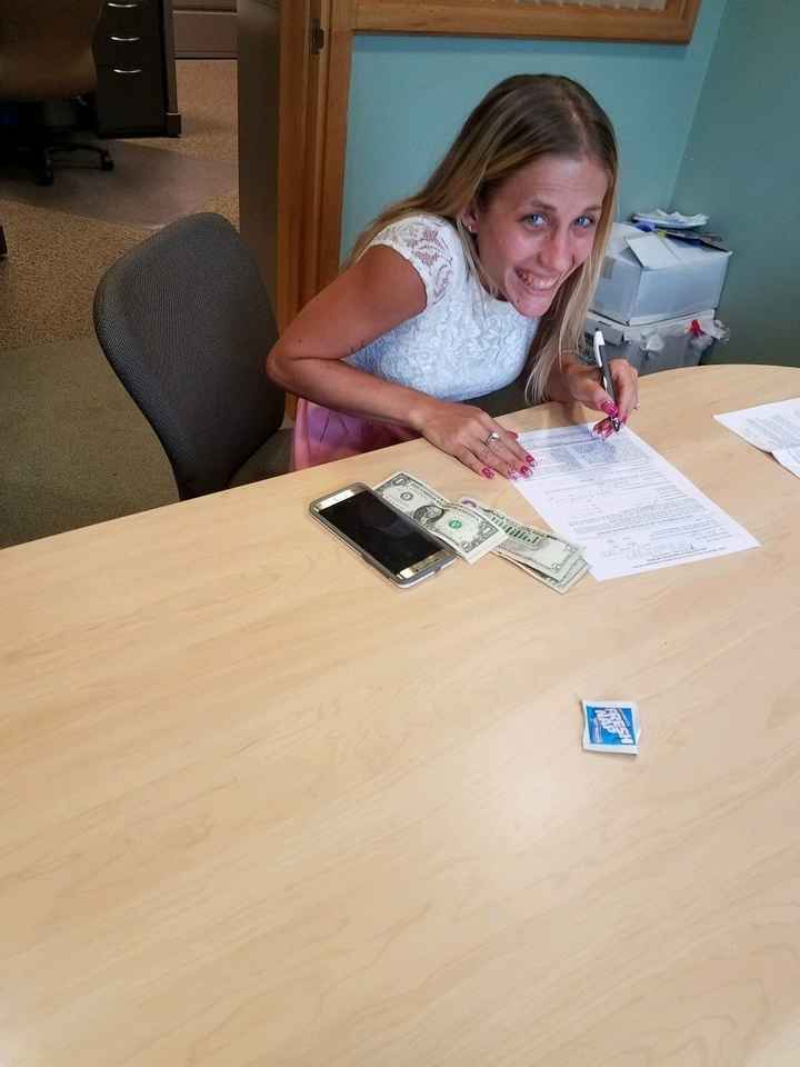 We just applied for our marriage license!!!