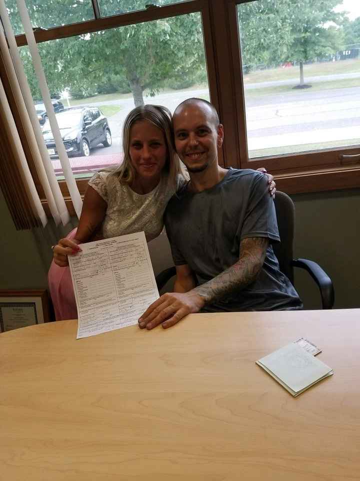 We just applied for our marriage license!!!