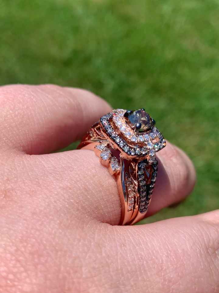 Wedding ring set finished! - 1