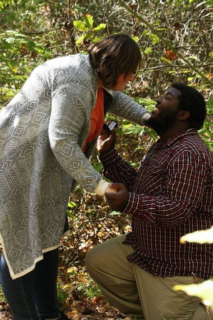 Pics from when he asked!