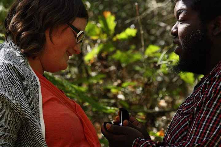 Pics from when he asked!