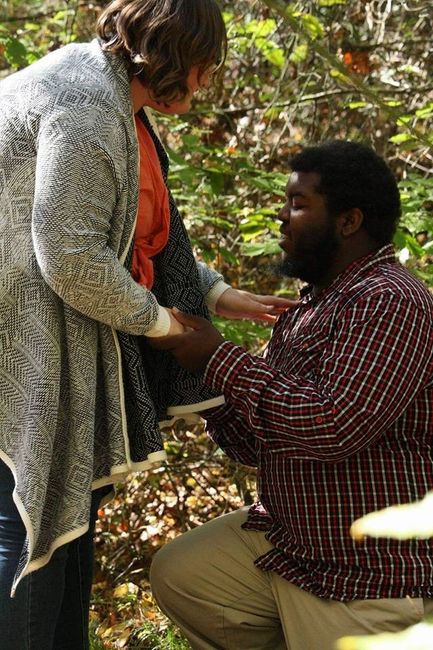 Pics from when he asked!