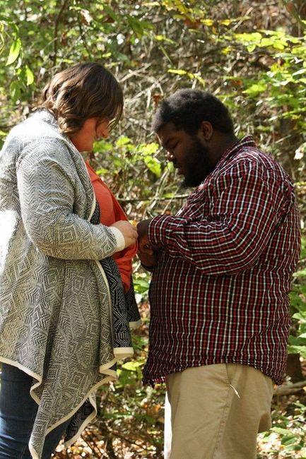 Pics from when he asked!