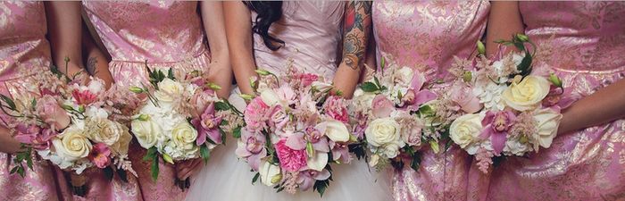 What colors to have with a blush pink dress?