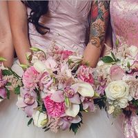 What colors to have with a blush pink dress?
