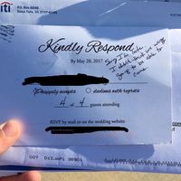 What the actual (RSVP) hell?!?