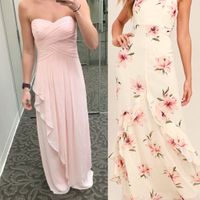 Is it weird to have bridesmaids in floral print dresses but maid of honor in a solid color?