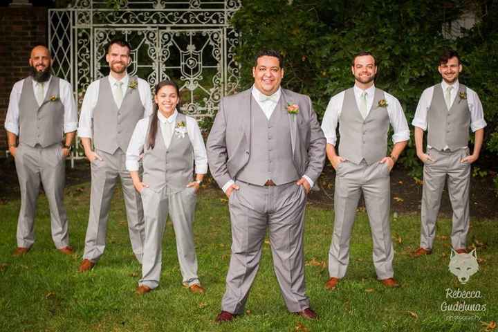 Groomsmen attire gray sales