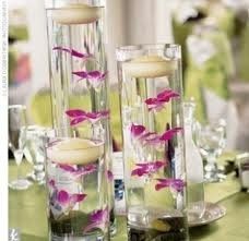 May outdoor Wedding centerpieces!