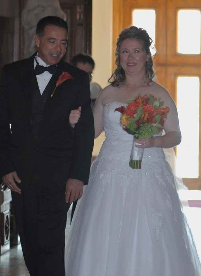 Not officially back, but I am married!!