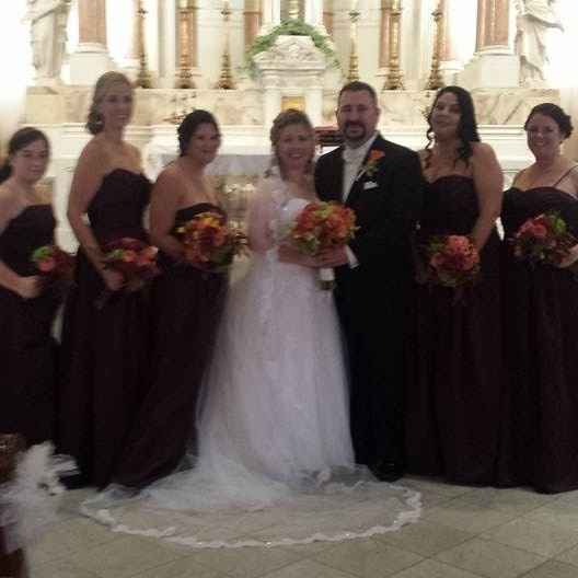 Not officially back, but I am married!!