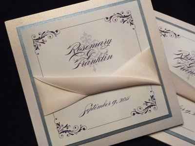 Our wedding invitations