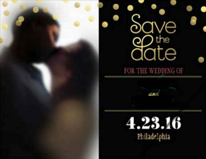 Save the dates (are these tacky)
