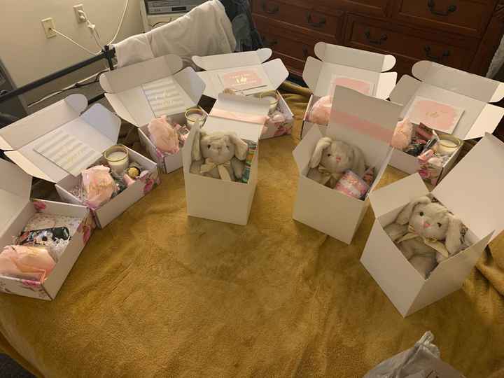 How did you ask your bridal party? - 1