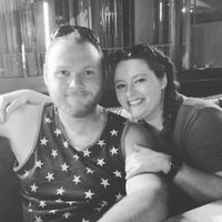 The day after we got engaged June 2018