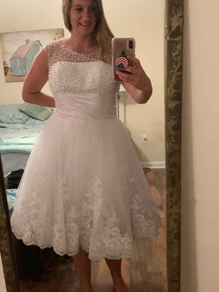 i got my reception dress!!!! - 1