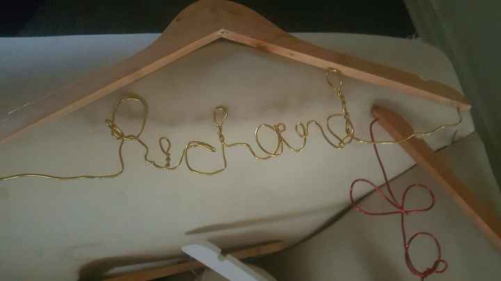 Did my own hangers!!