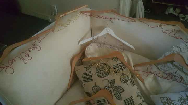 Did my own hangers!!