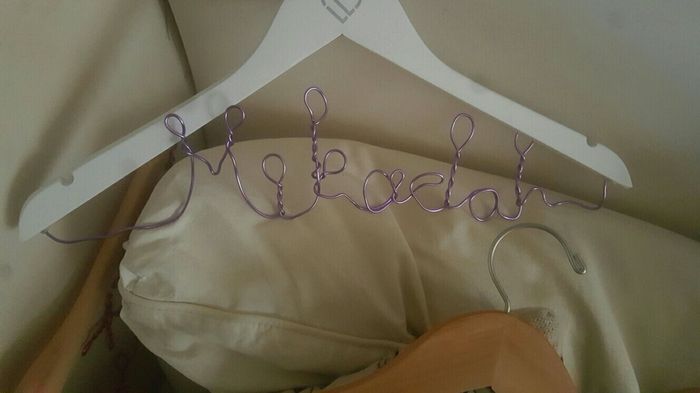 Did my own hangers!!