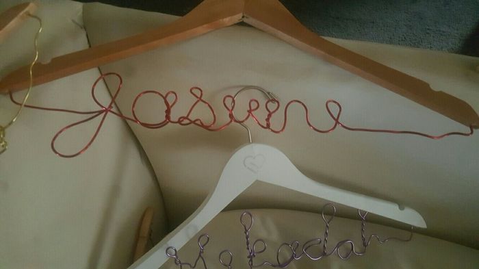 Did my own hangers!!
