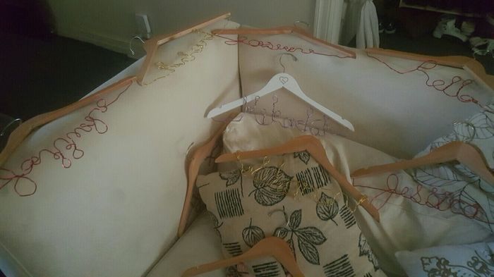 Did my own hangers!!