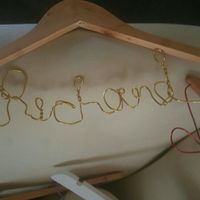 Did my own hangers!!