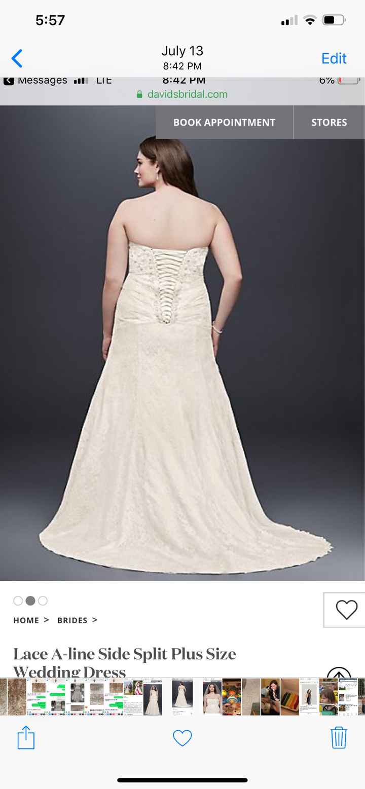 Are you adding a bustle to your dress? Advice needed. - 2